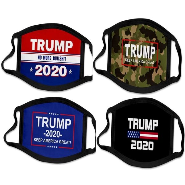 

41 types 3d printing trump 2020 windproof cotton mouth masks children american election united states black mask dhl b12