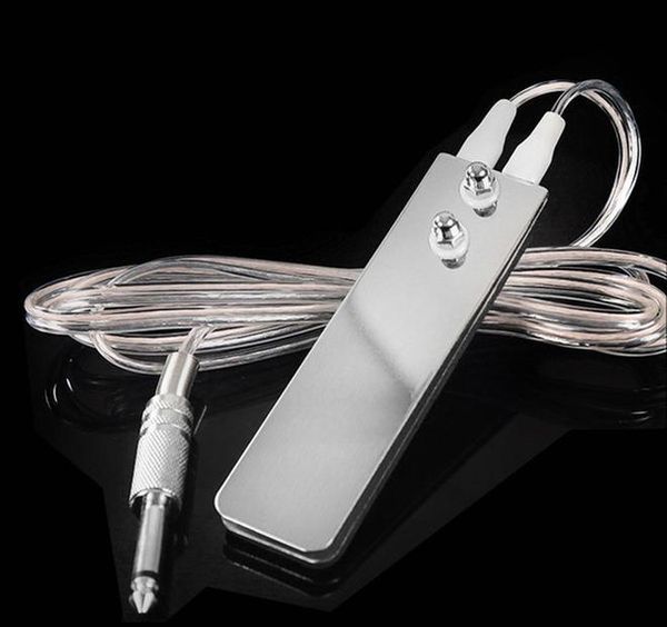 

body art power supply stainless steel tattoo foot pedal switch 1.5m extra long clip cord for ta wmterq xhqhlady