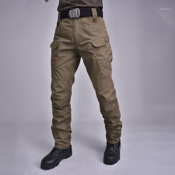 

tactical pants men's slim straight special forces combat pants army fan overalls training long1, Black