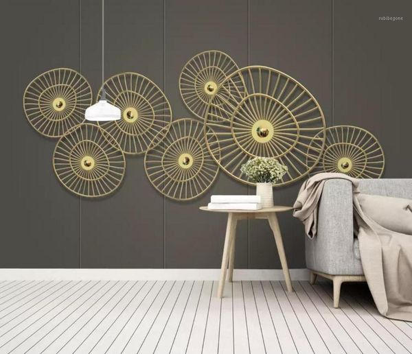 

wallpapers [self-adhesive] 3d forming a circular line 1841246 wall paper mural print decal murals1