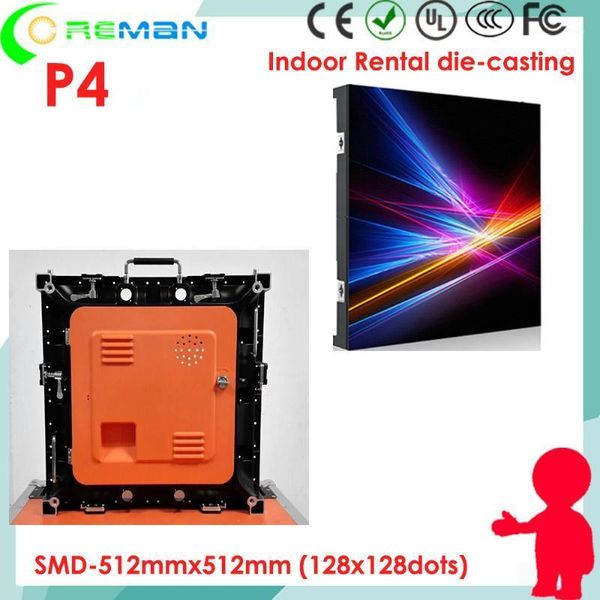 

discount p4 high birghtness high refresh rate led video panel empty cabinet , empty led frame cabinet display panel p4 p51