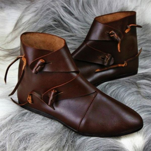 

new women ankle boots autumn pu leather lace up boots casual ladies flat shoes vintage booties botines mujer1, Black