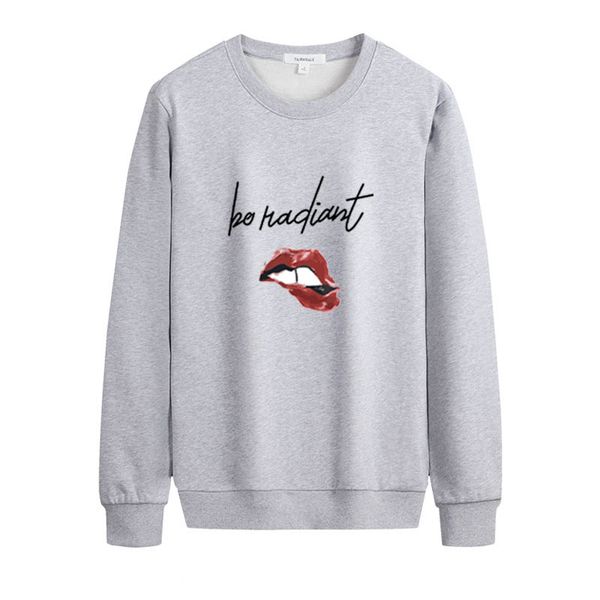 

fashion diy clothing for mens letters and mouth pattern printed sweatshirts mens casual long sleeve breathable pullover clothing