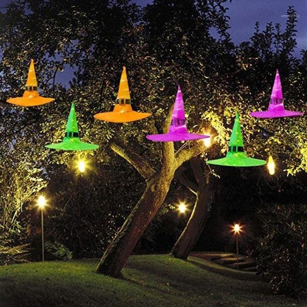 

christmas decorations color beautiful glowing hat decoration tree fashion year halloween accessories led witch costume suspension1