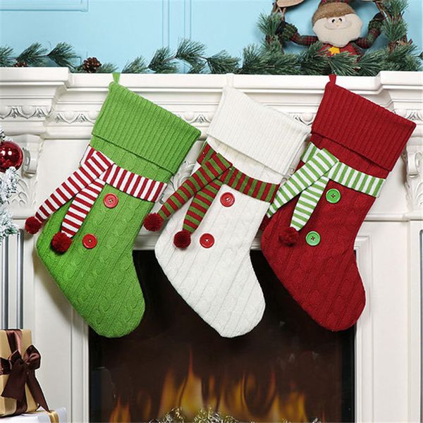 

candy socks cute gift bag snowman hanging santa claus deer bear xmas large stocking christmas decor