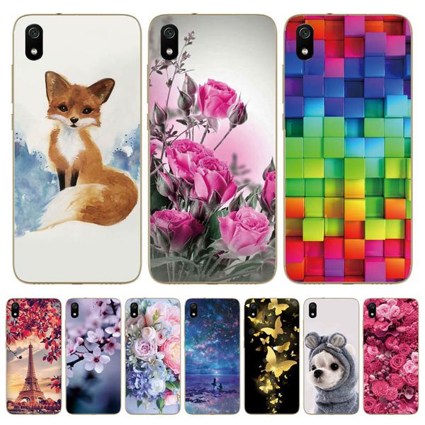 

телефон силиконовые фундасы обложка мягкого тпу чехол для xiaomi redmi 7a capa capa coque