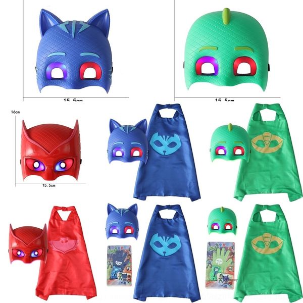 

zou68 masked man pajama man cloak pajamas clothes and pajamaslittle hero cat children's performance anime pattern cloak boy mask launch