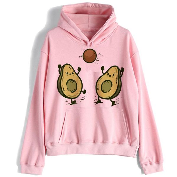 

avocado hoodies female korea grunge femme clothing printed hip hop, Black