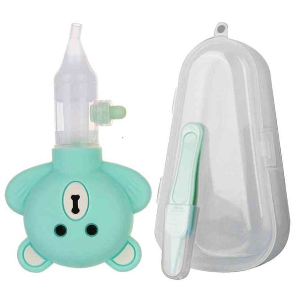 

baby nasal aspirator silicone nose cleaner vacuum suction sniffling equipment