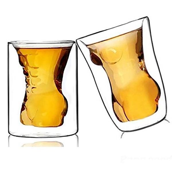 

creative couple cups naked muscle man & women wine glass/drink cup/cocktail glass/whisky glass rdla5