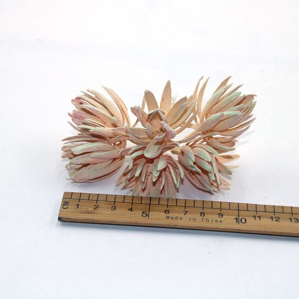 

2021 needles antique 6 christmas multi-color pieces plant of pine wreath wedding decoration flowers handmade diy gift box new