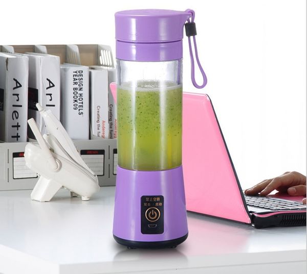 

usb 380ml personal blender juicer portable mini blender cup electric juicer bottle fruit vegetable tools