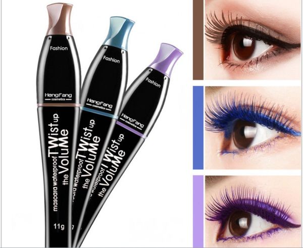 

оптовая косметика макияж хэн fang супер магия рулон деформированные цвет туши для ресниц черный коричневый фиолетовый долго не головокружени