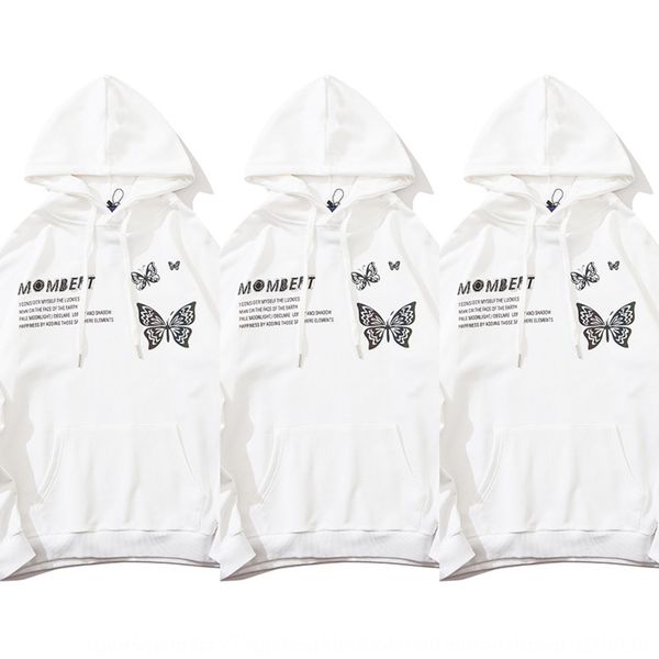 

laser reflective butterfly printed hoodie men's dark fashion hip hop street pulloverlaser reflective butterfly printed hoodie men, Black