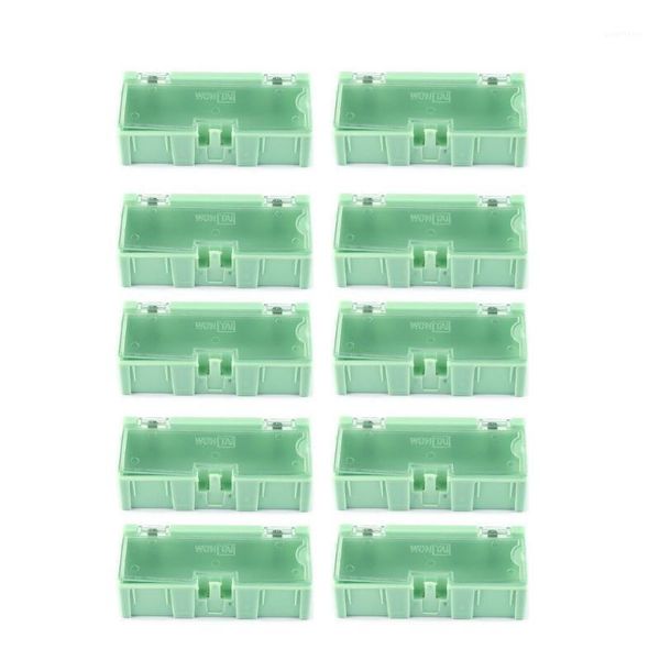 

1pc/10pcs small tool screw object electronic component parts storage box lab case smt smd automatically pops up patch container1