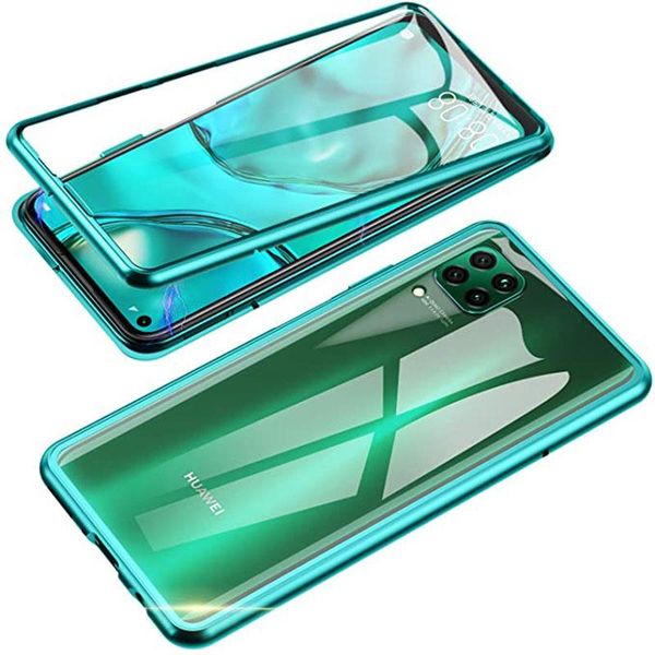 

magnetic metal case for huawei mate 40 20 p30 p40 p20 lite pro y9s phone case for honor x10 30 20 h sqctqa