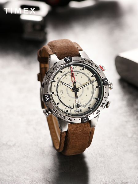 

timex открытый спорт большой набор мультифункциональных приливных компас мужские часы t2n721