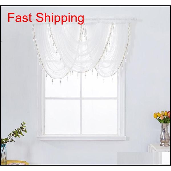 

waterfall valance curtains silver silk line beaded curtain valance sheer window curtains for ki qylaze bde_luck