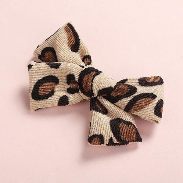 

chic european cute hair bow clip kids girl diy hair accessories for kids cute leopard barrette clip baby headwear bb037d, Slivery;white