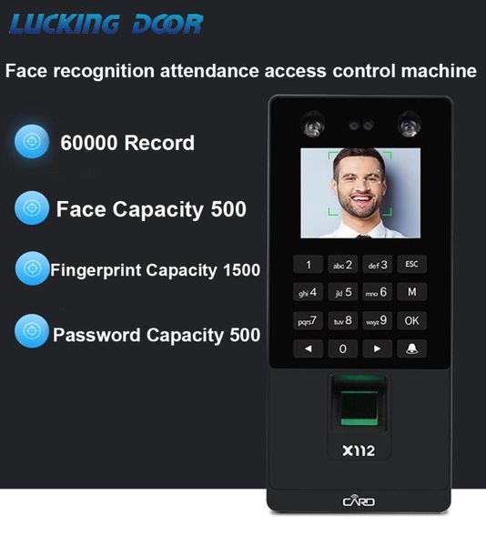 

2.8inch tcp/ip/usb biometric facial door access control system fingerprint face time attendance machine rfid keypad reader