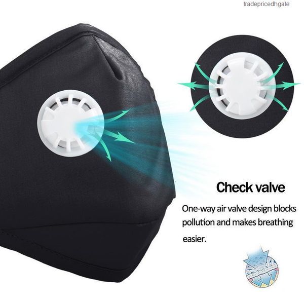 

haze 5pcs pm2.5 breath anti cotton anti-dust valve mouth activated carbon filter respirator mouth-muffle black mask