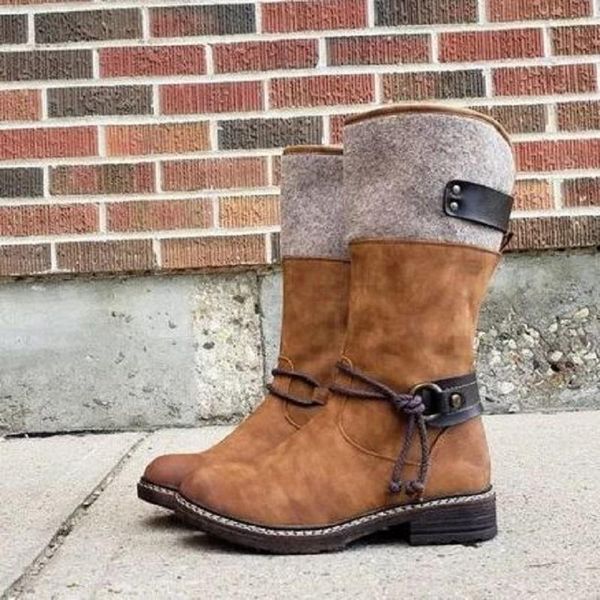 

2020 winter new women's boots 40-43 large size snow boots explosion models comfortable custom women's shoes, Black