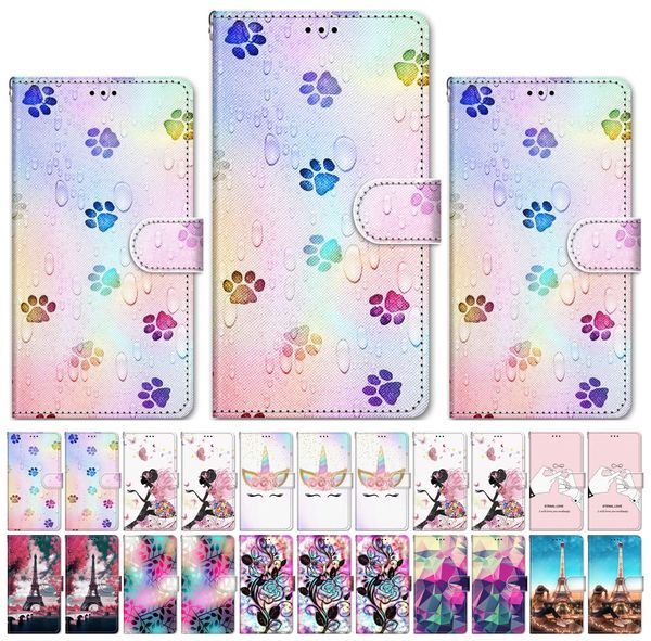 

fashion pattern phone case for 3 3s 4x 5 plus 6 pro 7 redmi 4a 5a 6a 7a rose flip capa tower mountain footprint p08f