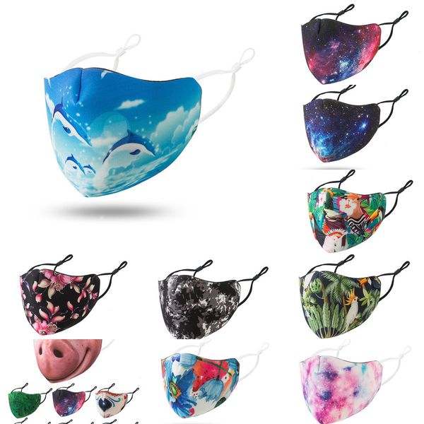 

designer face mask men women dustproof and washable adjustable ear buckle masks breathable 3 n79yz