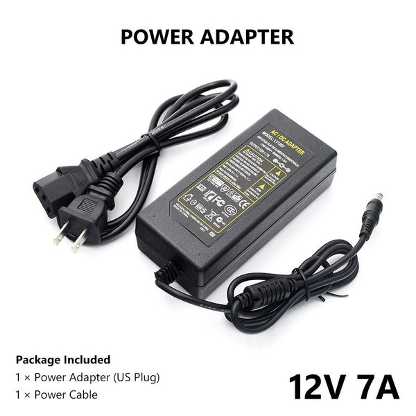 

адаптер питания зарядное устройство питания постоянного тока 12v 1a 2a 3a 5а 6а 8а 7а адаптер постоянного тока 12 вольт eu us штепсельная ви