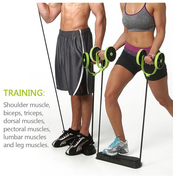 

ab wheels abdominal roller resistance bands pull rope at home for abdominal muscle trainer exerciser fitness equipment