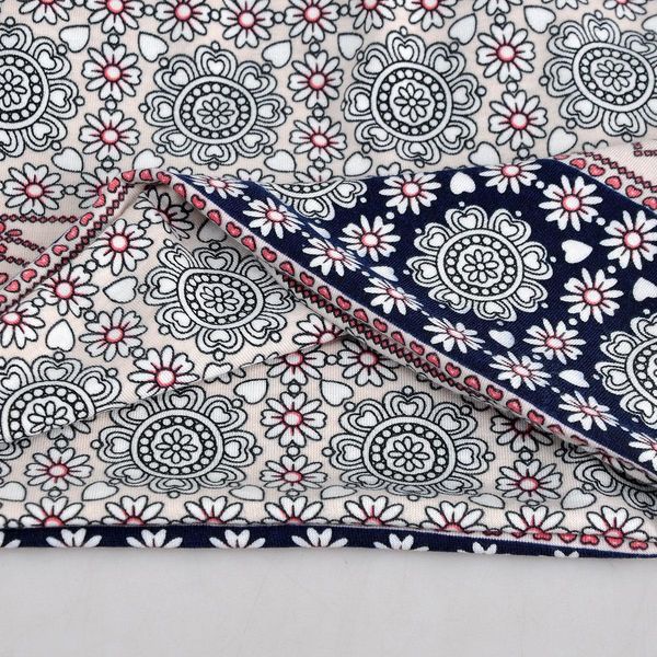 

cokk cotton flower patterns beanie женщин шляпы vintage шляпы головной убор тюрбан hat женский тонкие дамы хлопок шапочки stretch hat кпт jl, Blue;gray