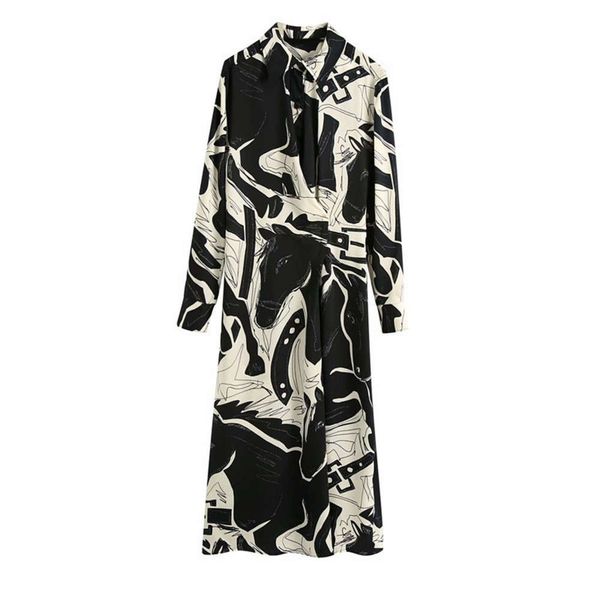 

0825404071 sf1009-2846-women's printed drs, Black;gray