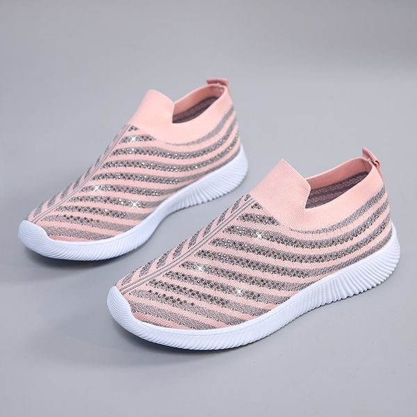 

2020 new woman breathable fashion shoes kzi3, Black