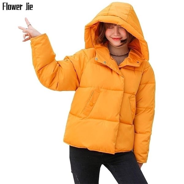 Herbst Mantel Winter Jacke Frauen Neue Lose Mit Kapuze Schwarz Kurze Parkas Mujer Rot Casual Mantel Baumwolle Winter Mäntel Weibliche 201202