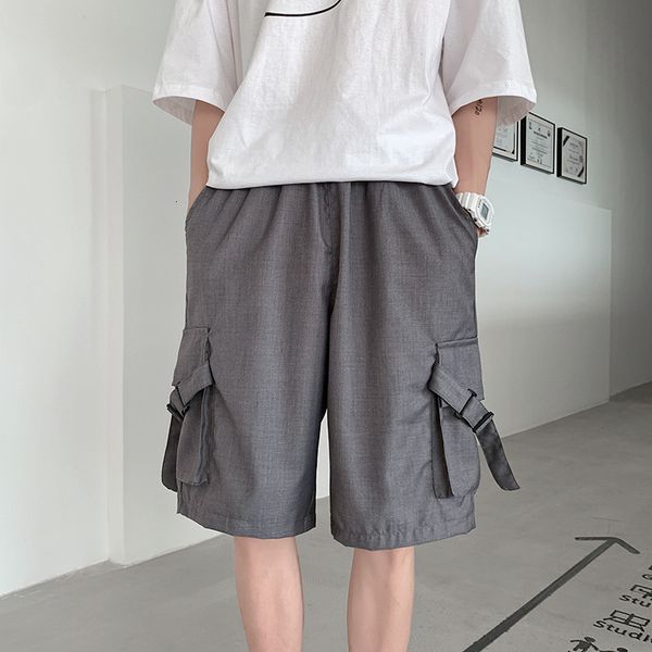 

2020 new tooling shorts men's trend loose and versatile, White;black