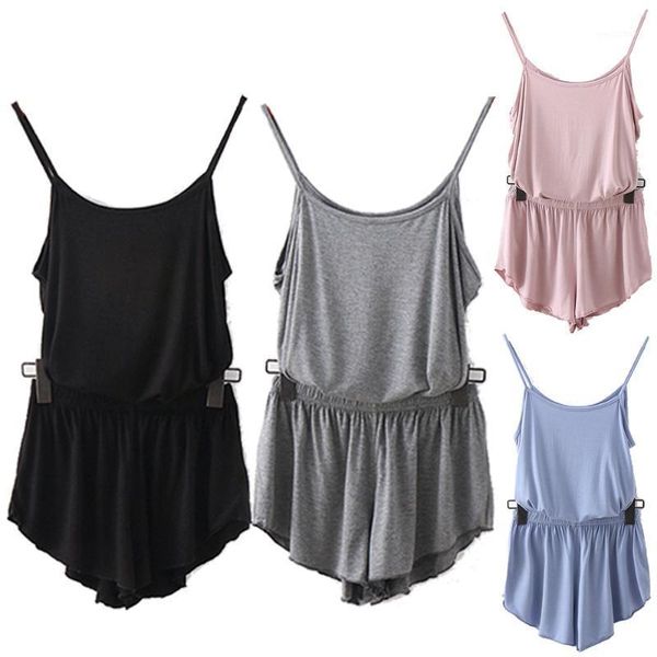 

casual women set sleepwear nightwear camisole + shorts suit home solid pajamas set ladies two piece nightdress nightgown1, Black;red