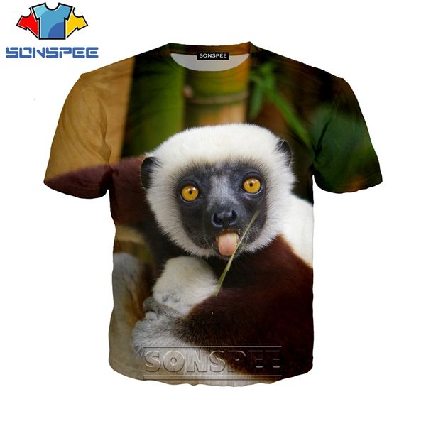 

animal monkey gorilla 3d print shirts harajuku oversized kawaii men clothing