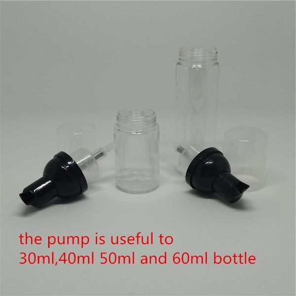 

10ps dia30mm black white plastic foamer pump soap dispenser black foam pumper printable custom logo refillable