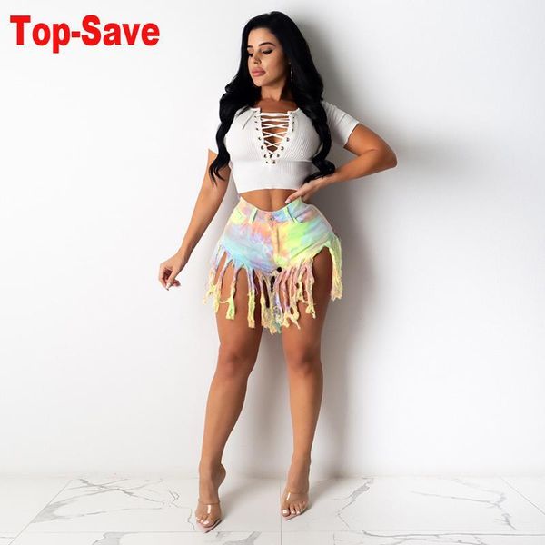 

elegant casual denim shorts women short jeans wide leg elastic waist vintage high waist shorts women summer printed tassel jeans1, White;black