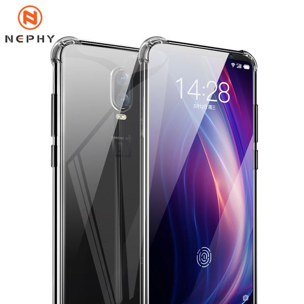 

luxury shockproof silicone soft clear case for oneplus 6t 7 pro mobile phone cover rubber airbag transparent shell back bumper