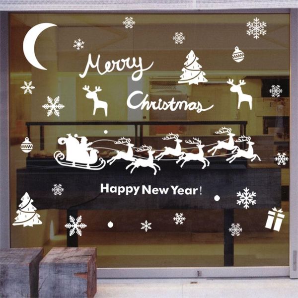 

рождественская снежинка электростатическая стикер оконные наклейки съемные бытовые наклейки наклейки наклейки наклейки украшения новый год о