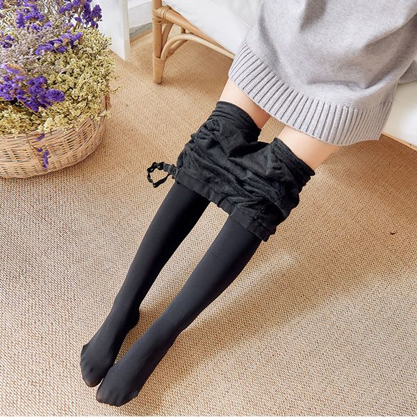 

winter adjustable maternity velvet leggings pregnancy clothes maternity pants summer pregnant women pantyhose thick stockings lj201114, White