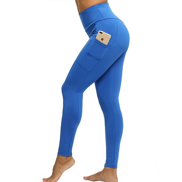 

push up sport women pants high waist pocket breathable slim fit yoga pants mujer running elastic wrinkle pantst 6 color, White;red