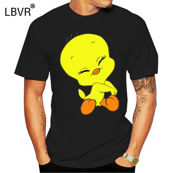 

t shirt for men - tweety bird animated fictional yellow canary() sport hooded sweatshirt hoodie