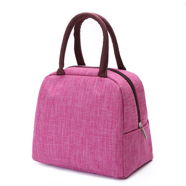 

new men's and women's portable solid color handbag 5 colors gray red pink blue business cotton soft plainte6u41