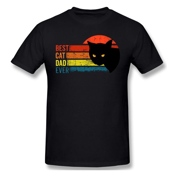 

животное отец лучший кот папа когда-нибудь смешные t-shirt men summer тенниска кота отец crew neck top спорта толстовка с капюшоном толстовк