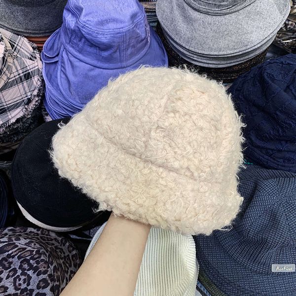 

net ins red korean cashmere fisherman's hat children keep warm fashionable in autumn and winter, Blue;gray