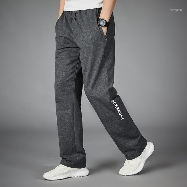 

running pants breathable men fitness joggers training sport loose jogging sweatpants large size1, Black;blue