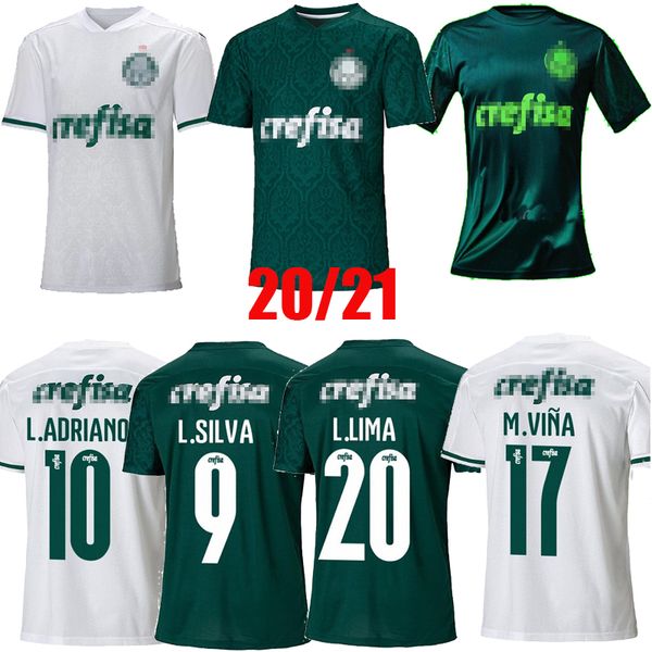 

новейшие 2020 2021 palmeiras soccer jersey dudu felipe melo футбол футбол l.adriano b.henrique traning униформа камиза palmeiras 20 21, Black