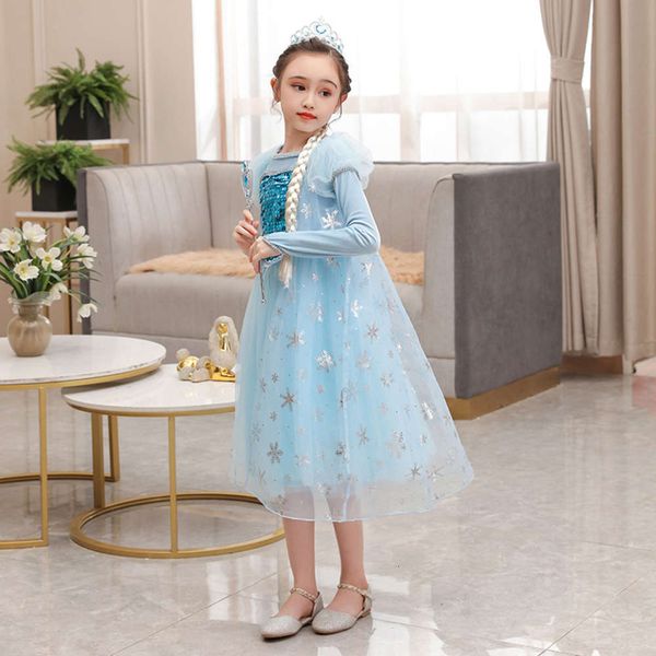 

drs halloween 2 princs 2020 ice snow girls sequin long gauze bubble sve zkpy, Red;yellow